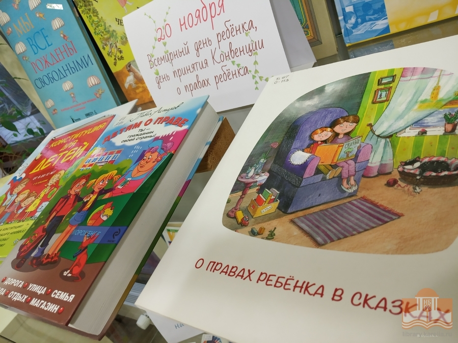 «Я – ребёнок, я – человек!»: виртуальная книжная выставка