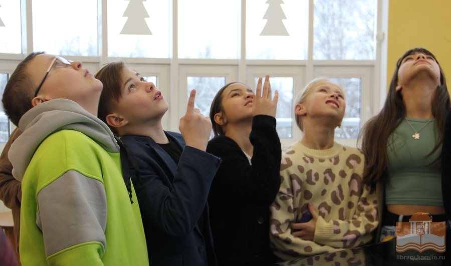 Экскурсия по Национальной библиотеке Карелии для пятиклассников школы № 39 стали