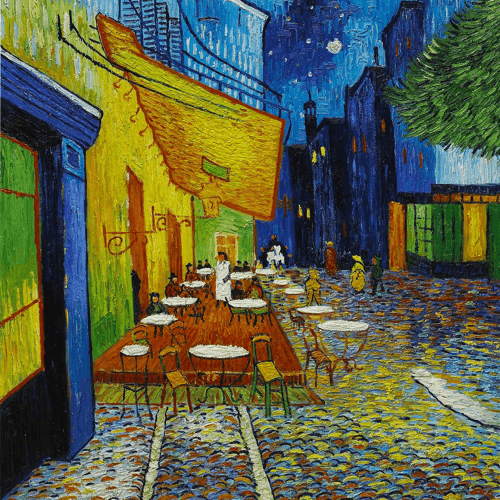 Cafe Terrace At Night Vincent Van Gogh Classic Art Reproductions