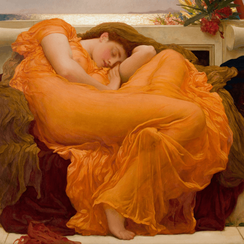 Flaming June Frederic Leighton Classic Art Reproduction